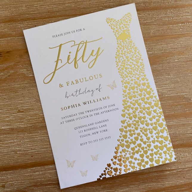 Golden Dress Fifty & Fabulous 50th Birthday Party (Creator Uploaded)