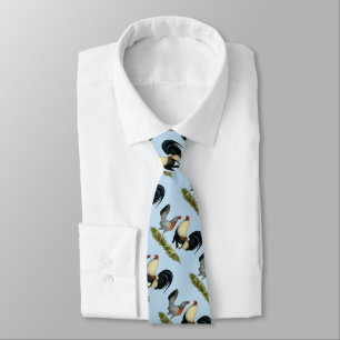 Golden Duckwing Chickens Tie