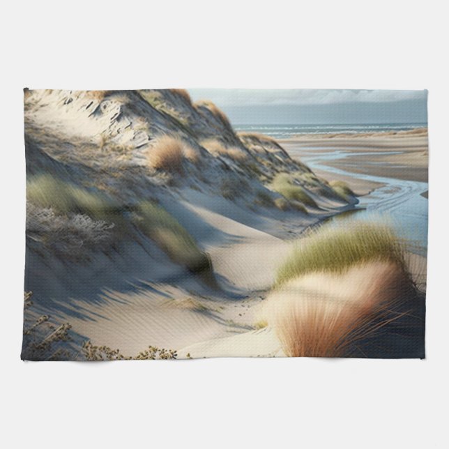 Golden Dunes Kitchen Towel (Horizontal)