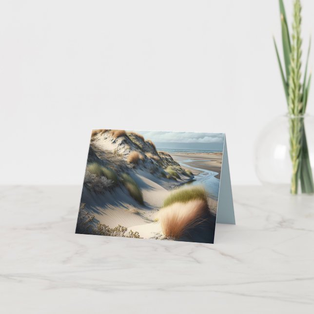 Golden Dunes Note Card (Front)