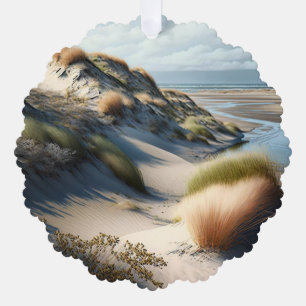 Golden Dunes Ornament Card