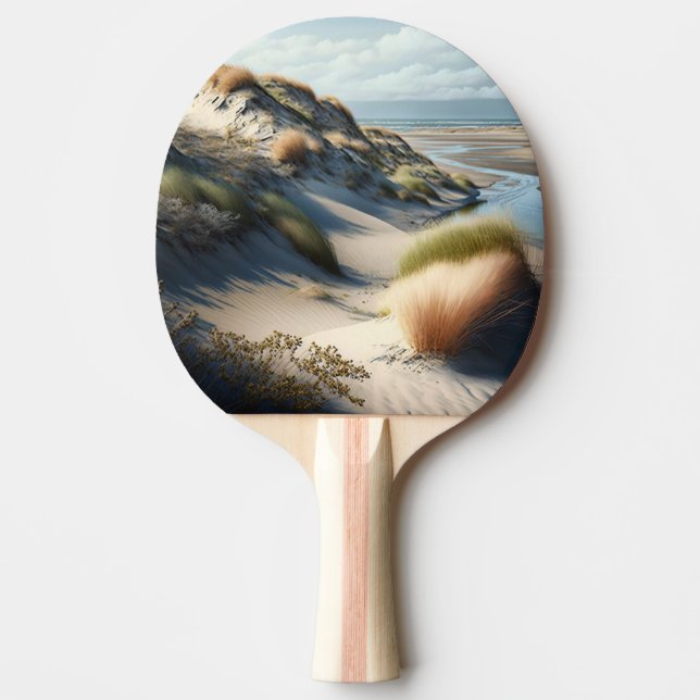 Golden Dunes Ping Pong Paddle (Front)