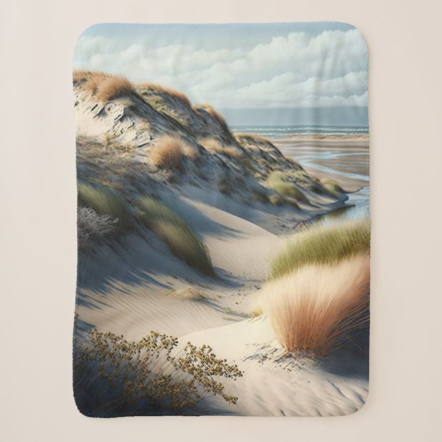 Golden Dunes Sherpa Blanket (Front)