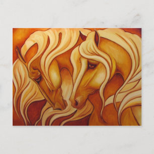 Golden Duo Postcard