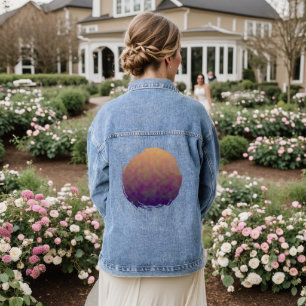 Golden Dusk Reverie Denim Jacket