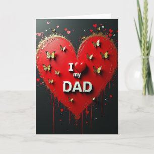 Golden Dust Fathers Day Card