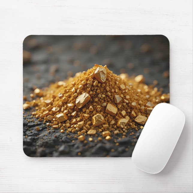 Golden Dust Macro Mouse Pad (With Mouse)