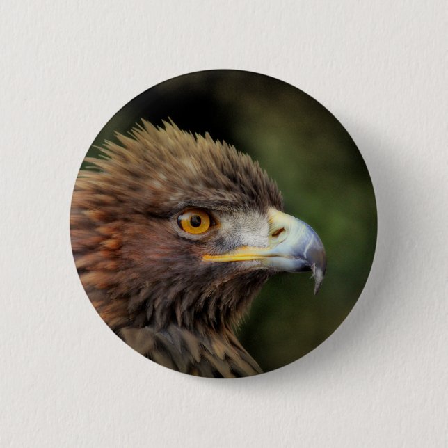 golden eagle 2 inch round button (Front)