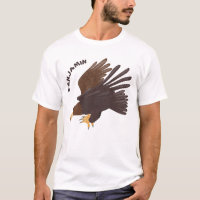 Golden eagle funny cartoon illustration