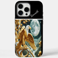 Golden Eagle in Night Willow