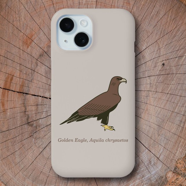 Golden Eagle  iPhone 15 Case (Golden Eagle Phone Case)