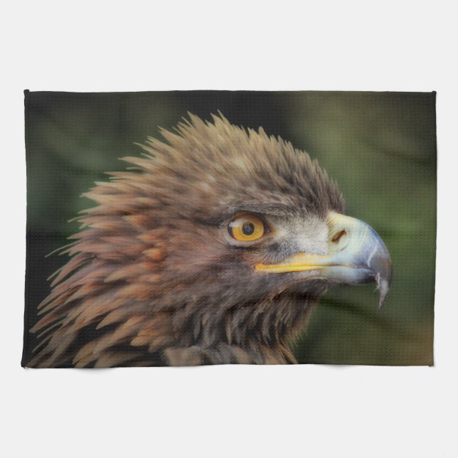 Golden eagle kitchen towel (Horizontal)