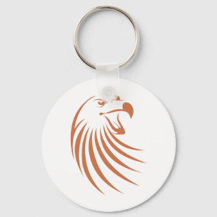 Golden Eagle Logo Keychain