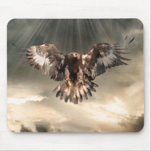 Golden Eagle Mouse Pad