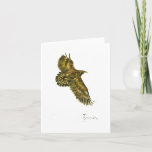 Golden Eagle Note Card