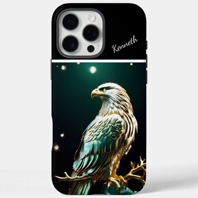  Golden Eagle Perches Case-Mate iPhone Case (Back)