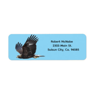 Golden Eagle Return Address Label
