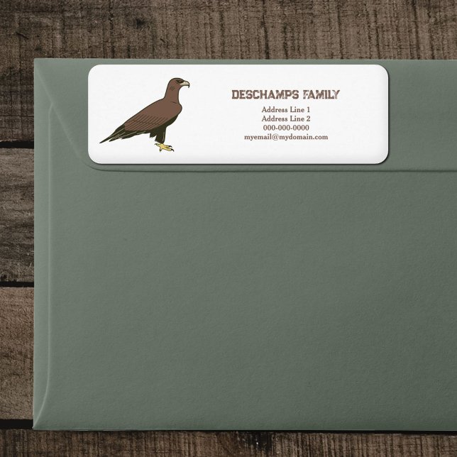 Golden Eagle Return Address Label (Golden Eagle Return Address Label)