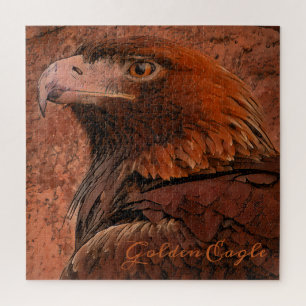 Golden Eagle [Square Jigsaw puzzle] Puzzle