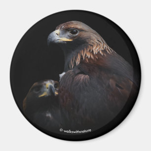 Golden Eagles: Beauties Thru the Bars Magnet