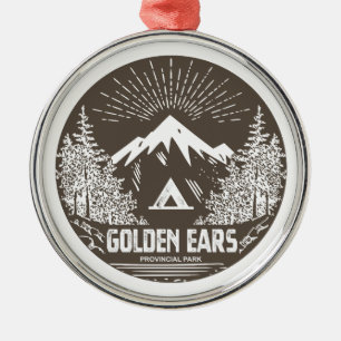 Golden Ears Provincial Park British Columbia Metal Ornament