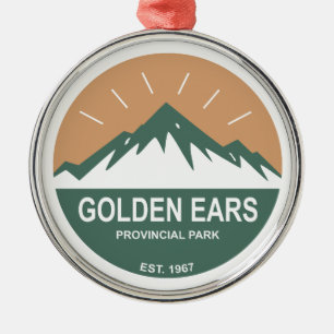 Golden Ears Provincial Park British Columbia Metal Ornament