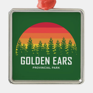 Golden Ears Provincial Park British Columbia Metal Ornament