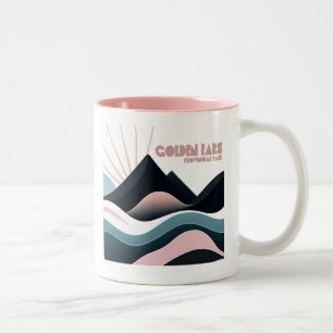 Golden Ears Provincial Park Coloured Hills Two-Tone Coffee Mug