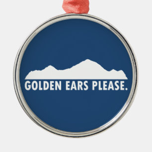 Golden Ears Provincial Park Please Metal Ornament