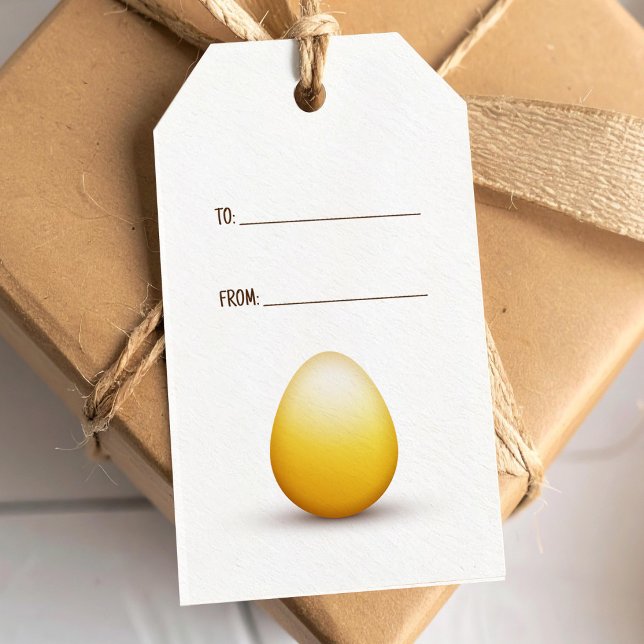 Golden Easter egg Gift Tags (Creator Uploaded)