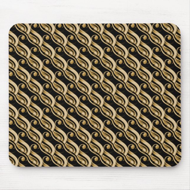 Golden Effortless Charm Mousepad (Front)