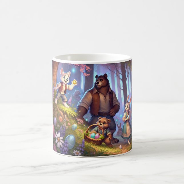 Golden Egg Discovery – Easter Forest Adventure Coffee Mug (Center)