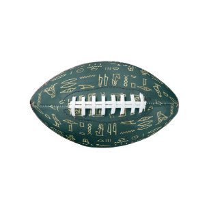 Golden Egyptian Hieroglyphs Typography Egypt Football