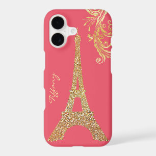 Golden Eiffel Tower Custom iPhone 7 Plus Case