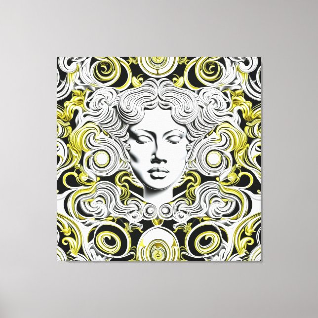 Golden Elegance:  Ayana  Canvas Print (Front)