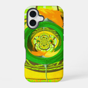 Golden Elegance: Beautiful African Yellow Rose Art iPhone 16 Case