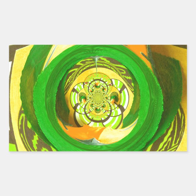 Golden Elegance: Beautiful African Yellow Rose Art Sticker (Front)