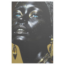 Golden elegance: black beauty with jewelry