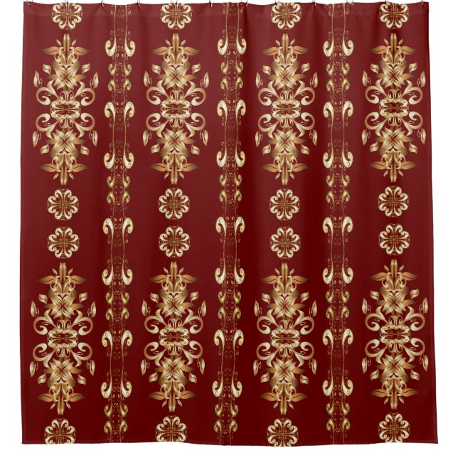 Golden Elegance: Classic Oriental Pattern. (Front)