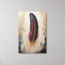 Golden Elegance Feather | Luxury Minimalist