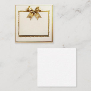 Golden Elegance Frame Card