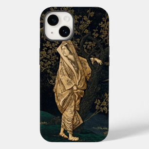 Golden Elegance: Japanese Woman in Gold Robe Case-Mate iPhone 14 Case
