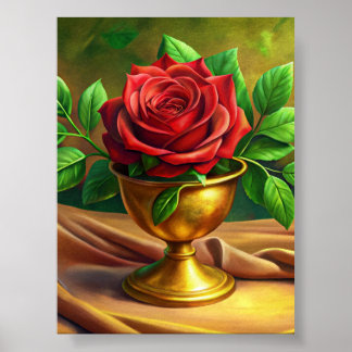 "Golden Elegance" Poster