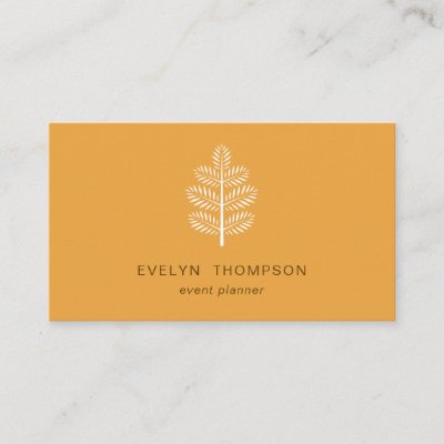 Golden Elegant Chic Botanical Tropical Branch