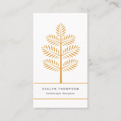 Golden Elegant Landscaping Botanical Tree Branch 