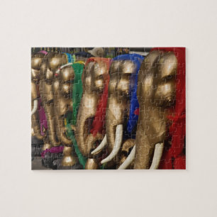 Golden Elephants Jigsaw Puzzle