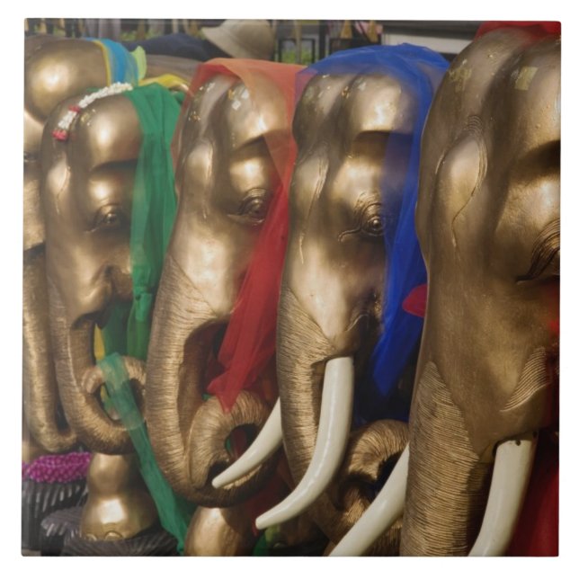 Golden Elephants Tile (Front)