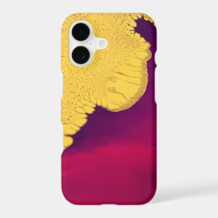 Golden Ember Abstract