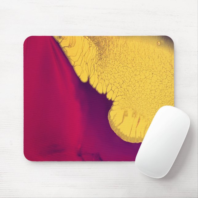 Golden Ember Abstract Mouse Pad (With Mouse)