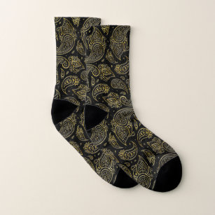 Mens sale paisley socks